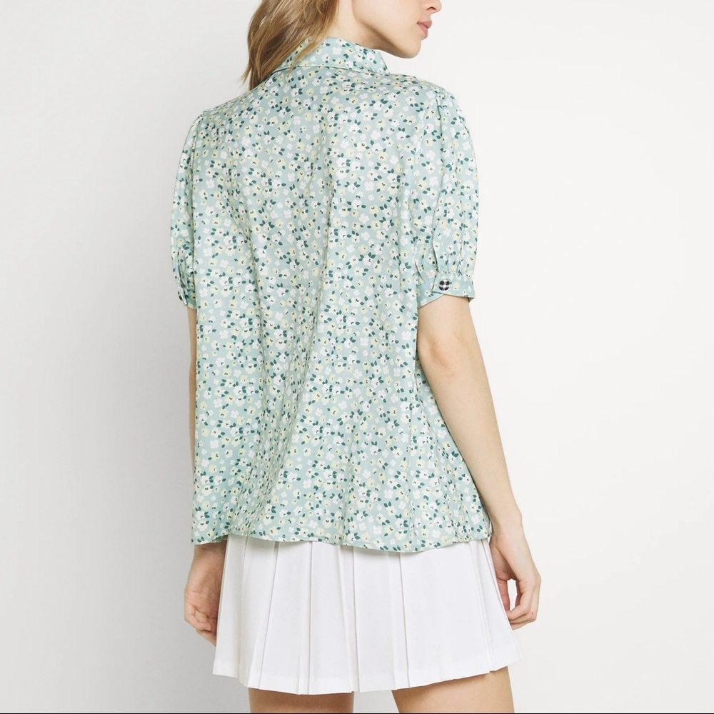 Sister Jane Rival Floral Ruffle Blouse M NWT - Picture 9 of 16